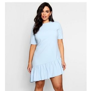 NWT ASYMMETRICAL LIGHT BLUE DRESS